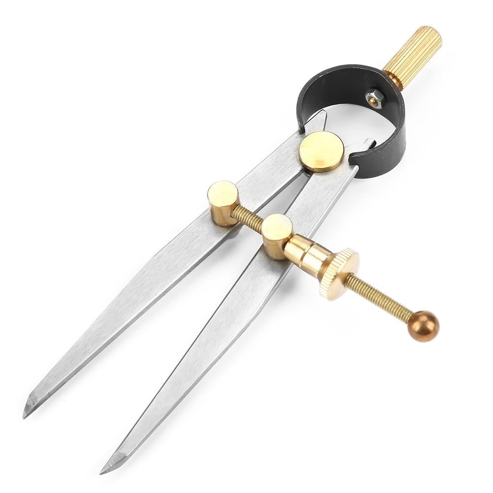 Tebru Leather Compass, Leather Compass Tool,100mm Leather Divider