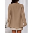 thumbnail image 4 of Blazer PRETTYGARDEN Caqui Cruzado con Bolsillos XL, 4 of 8