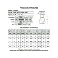 thumbnail image 2 of ORQ Retro Print Ethnic Casual A-Line Pullover Short Women Summer Dress, 2 of 8