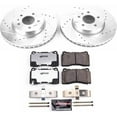 thumbnail image 3 of PowerStop Front Z26 Street Warrior Carbon-Fiber Ceramic Brake Pad and Drilled and Slotted Rotor Kit Fits: CADILLAC Select Models K6389-26, 3 of 9