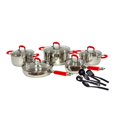 thumbnail image 1 of American Trading House Sc-Ss048R Gourmet Chef 15 Piece Stainless Steel Cookware Set, 1 of 1