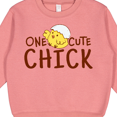 thumbnail image 3 of Inktastic One Cute Chick Toddler Sweatshirt, 3 of 4