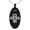 Black, variant on Tioneer Stainless Steel Aztec Truth & Wisdom Eagle Rune Engraved Small Oval Charm Pendant Necklace