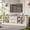 White + Brown, variant on 80 Inch Farmhouse TV Stand with Power Outlet, Modern Wood Media Console Entertainment Center with 3 Storage Cabinets and 1 Drawer for Living Room & Bedroom, Oak