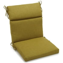 22-inch by 45-inch Spun Polyester Outdoor Squared Seat/Back Chair Cushion-Color:Avocado