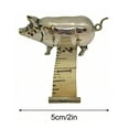 thumbnail image 2 of Antique-Inspired Pig Mini Tape Measure, Retractable Soft Measuring Tape with Clear Fraction Markings, Easy to Read Vintage Pig Design for Sewing, Quilting, Crafts, Fabric and Body Measurements（2Pcs）, 2 of 9