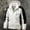 Khaki, variant on Men's Color Block Hooded Waterproof Windproof Rain Coat Jacket with Detachable Hood for Outdoor Sports