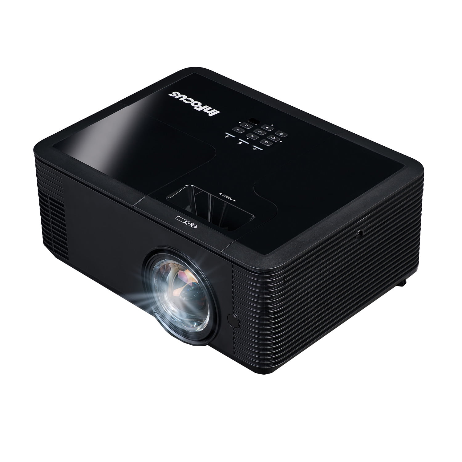 InFocus 4000Lumen Full HD Short Throw DLP Projector, Black