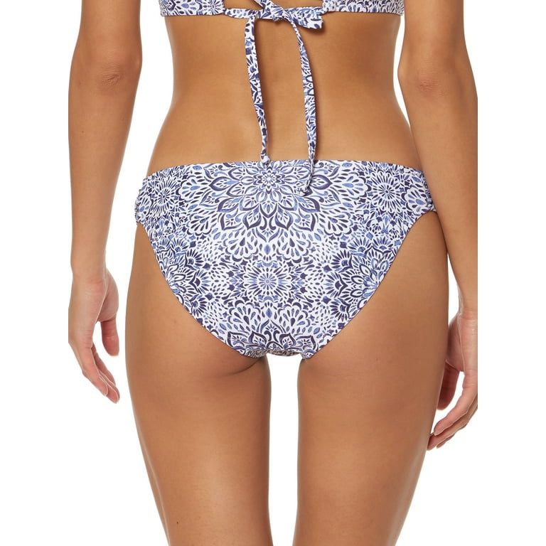 JESSICA SIMPSON Bikini top Swimwear O-Ring Smocked Bralette Tropical –  Luxury on a Dime