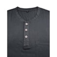 thumbnail image 6 of PNTUTB Men's Summer Quick-Dry T-Shirt: Solid Color Half-Buttoned Round Neck Short Sleeve Breathable Loose Casual Sports Top with Pockets, 6 of 6