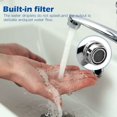 thumbnail image 3 of Grifo de baño, grifo de lavabo de agua fría, mezclador de lavabo moderno con filtro, diseño de manija en cruz Hogar, Baño, Lavabo, Cocina, 3 of 5