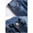 thumbnail image 2 of LZLER Mens Casual Jean Shorts Summer Relaxed Denim Shorts with Hole, 2 of 6