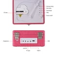 thumbnail image 4 of Lecteur, Lecteur Bt Portable avec 2 Clés Usb Intégrées, Platines Audio avec Télécommande, Lecteur Lecteur, Platines Audio, Télécommande Usb Intégrée Fapao, 4 of 7