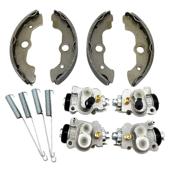 M MATI Front Brake Wheel Cylinders w/Brake Shoes for Honda TRX350 400 500 650 Fourtrax Rancher Foreman Rubicon