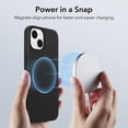 thumbnail image 3 of for iPhone 16 Pro Max Case, Compatible with MagSafe, Shockproof Military-Grade Protection, Magnetic Phone Case for iPhone 16 Pro Max, Classic Hybrid Case (HaloLock), Clear,Black, 3 of 5