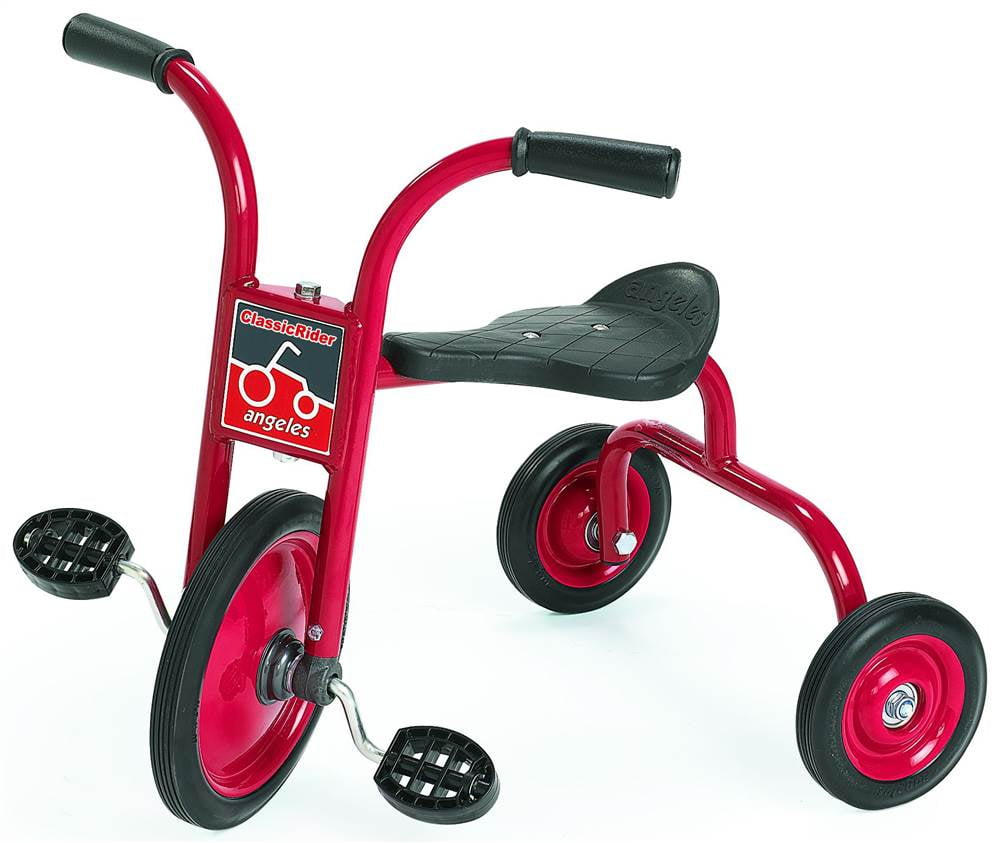 10 in. Pedal Pusher Trike in Red and Black - Set of 2 - Walmart.com ...