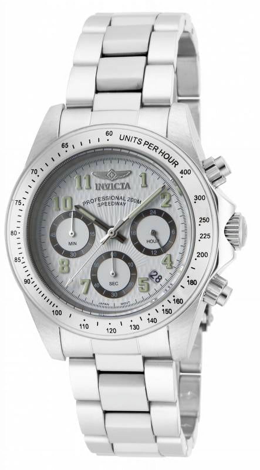 Invicta Men's 17023 Speedway Analog Display Japanese Quartz Silver Watch