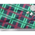 thumbnail image 2 of Soimoi Cotton Poplin Fabric Check Check Print Fabric by the Yard 56 Inch Wide, 2 of 3