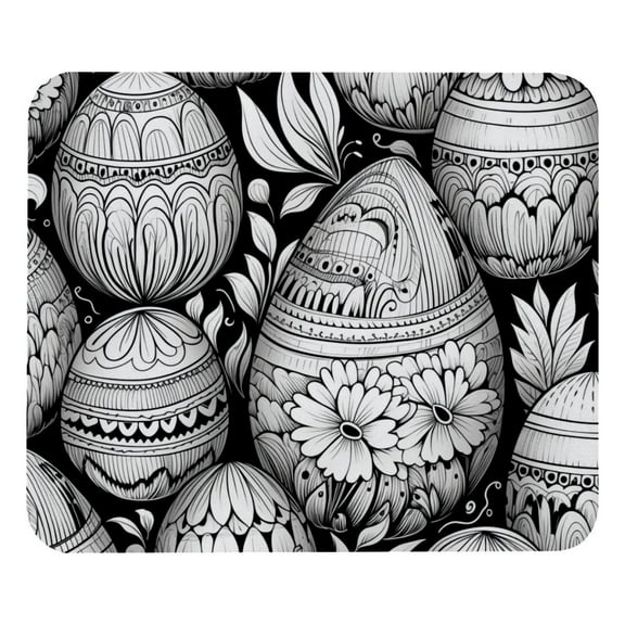 Mouse Pad, Anti-Slip Rubber Mouse-pad for Gaming Office Laptop Computer Men Women Kids, Cute Custom Pattern Mouse Mat, Easter Design