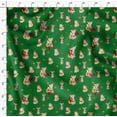 thumbnail image 4 of Soimoi Green Silk Fabric Tumble Stone Abstract Decor Fabric Printed Yard 42 Inch Wide, 4 of 5