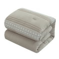 thumbnail image 6 of Chic Home Brye 9-Piece Embroidered Comforter Set, Queen, Beige, 6 of 6