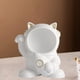 thumbnail image 3 of Escultura de gato de la suerte, figura de animal, adorno, estatua para el hogar, la oficina y el escritorio. blanco, 3 of 8