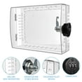 thumbnail image 3 of Shoreew Clear Large Thermostat Box Cover with Password Lock High Strength Easy to Install AC Lock Box Cover Thermostat Protector, 3 of 7