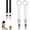 White*2, variant on 2026 New Dog Whistle, 2 Pack Dog Whistle to Stop Barking Neighbors Dog | Adjustable Silent Dog Whistle Long Range Recall with Lanyard for Training Recall, Professional Obedience