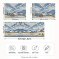 thumbnail image 2 of Yayeee Pillowcase Standard Size Set of 2 Satin Wrinkle Resistant Pillow Case, Winter Mountain, 2 of 8