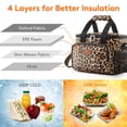 thumbnail image 2 of Bolsa de almuerzo Lifewit, grande, aislante, 9 L, Leopard, 12 latas, 2 of 7