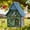 Green, variant on NCQ Bird Houses for Outside Cottage Garden Birdhouse –Green Resin Birdhouses for Outdoors with Flower and Stone Details for Bluebird Finches Cardinals Bird Nesting Garden, Patio, Yard