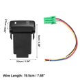 thumbnail image 3 of Unique Bargains 1 Pcs Trou Expansion Port Interrupteur LED Commutateur avec Fil pour Toyota Alphard ANH10, 3 of 8