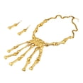 thumbnail image 4 of Collar de mano de esqueleto Perfecl Joyería con pendientes Halloween, 4 of 8