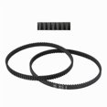 thumbnail image 1 of 2PCS Rubber Timing Toothed Belt 225079-2 for Makita 9910 9911 9910X 9911KX1(Type 2) Belt Sander Power Tool Spare Parts, 1 of 4