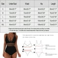 thumbnail image 5 of TOWED22 Women's Tummy Control Swimsuits Slimming Cute One Piece Bathing Suit Ruffle V Neck Swimwear(Red,XL), 5 of 5
