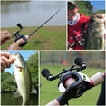 thumbnail image 5 of Sougayilang Fishing Combo Portable 4 Sections Casting Fishing Rod and 17+1BB Baitcasting Reel Set, 5 of 8