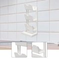 thumbnail image 4 of Soporte para tapa de olla, estante para utensilios montado en la puerta del gabinete o en la pared, fácil de limpiar para un uso fácil y Blanco de 3 niveles, 4 of 7
