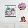 thumbnail image 5 of 5D DIY diamond painting kit, hat bird special shape diamond canvas, namely can reduce stress and relax, but also can be used for home wall decoration, 5 of 7