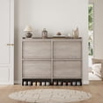 thumbnail image 1 of Bingirl Armoire à Chaussures avec 4 Tiroirs Basculants Armoire à Chaussures en Bois avec Tablette Réglable Rangement pour Chaussures pour Entrée Armoire à Chaussures Dissimulée pour Couloir Salon Gris, 1 of 6