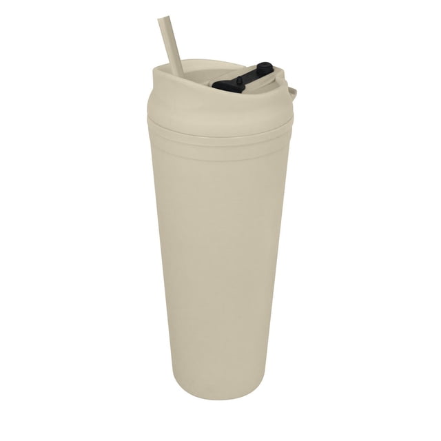 Termo Rubber Push, - Termo buzlu beige 6.4 x 24
