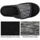 thumbnail image 4 of Pantufla RockDove Ajustable 27-28 cm Negra de Espuma Viscoelástica, 4 of 6
