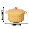 thumbnail image 2 of Large Insulated Casserole Dish with Lid Stainless Steel Fresh-keeping Preservation Bowl Lid Double Insulation Lunch Pot Stainless steel Hot Pot Food Warmer/Cooler -Thermal Soup/ Salad Serving Bowl, 2 of 2