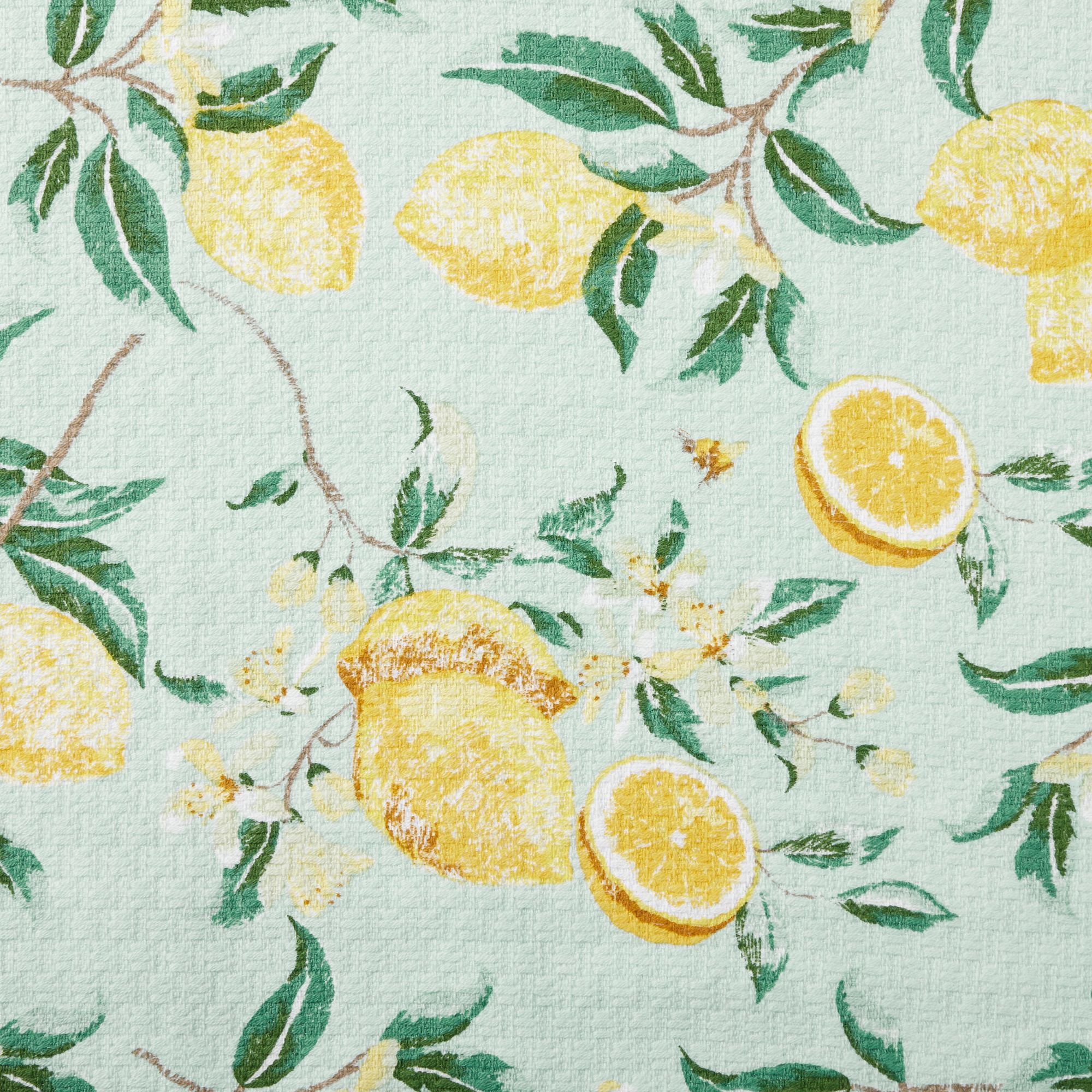 Martha Stewart Lemon Whimsy Cotton Kitchen Towel Set, 2 Piece 
