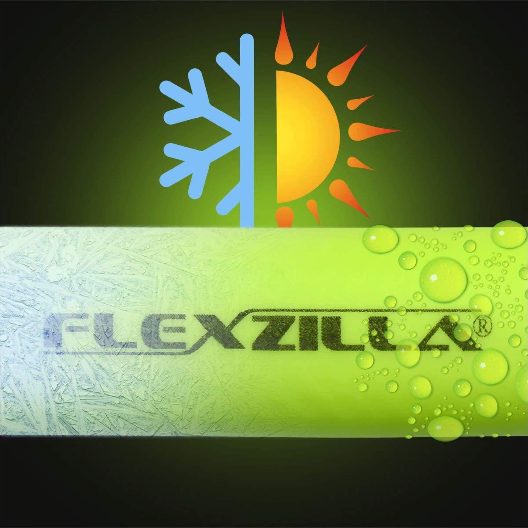 legacy mfg. co. hfzg5100yw 5/8 in. x 100 ft. flexzilla garden hose with 3/4 in. ght fittings
