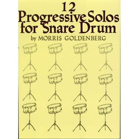 Snare Drum Solo Sheet Music - Twelve Progressive Solos for Snare Drum (Songbook) - eBook