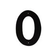 thumbnail image 1 of 8 In. Helvetica Modern Font Individual House Number 0, 1 of 1