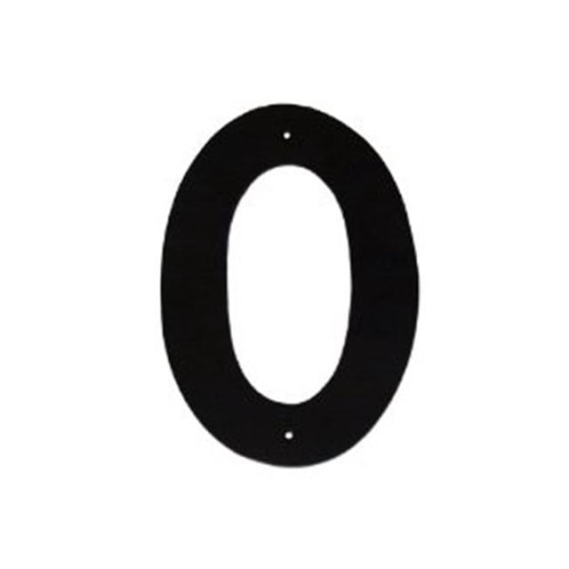 8 In. Helvetica Modern Font Individual House Number 0