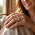 thumbnail image 7 of Pompeii 1ct 3 Stone Diamond Engagement Ring 14K Yellow Gold (J,I2-I3), 7 of 7