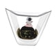thumbnail image 2 of Decoración interior del coche acrílico transparente encanto decorativo pegatina adorno coche Negro claro, 2 of 9