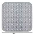 thumbnail image 3 of Cadorn TPE Bathtub Anti-Slip Mat with Strong Suction Cups, Non-Slip Bathroom Shower Floor Mat, Quick-Drain Toilet Safety Mat for Bath Tub and Shower Room, 3 of 4